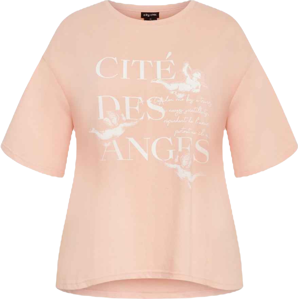 Plus Size Oversized Angels Tee