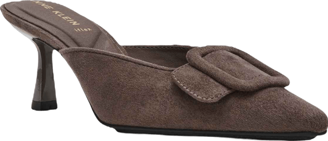 Women's Akcassia Snip Toe Kitten Heel Slip-On Mules