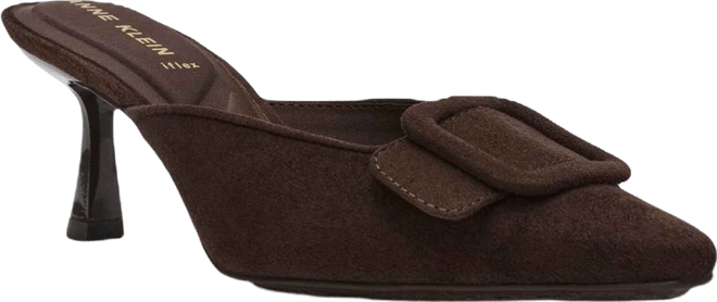Women's Akcassia Snip Toe Kitten Heel Slip-On Mules