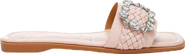 Womens Hazbin Diamante Flat