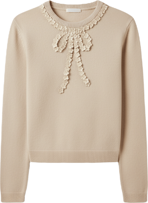 Women's Floral Bow Detail Top