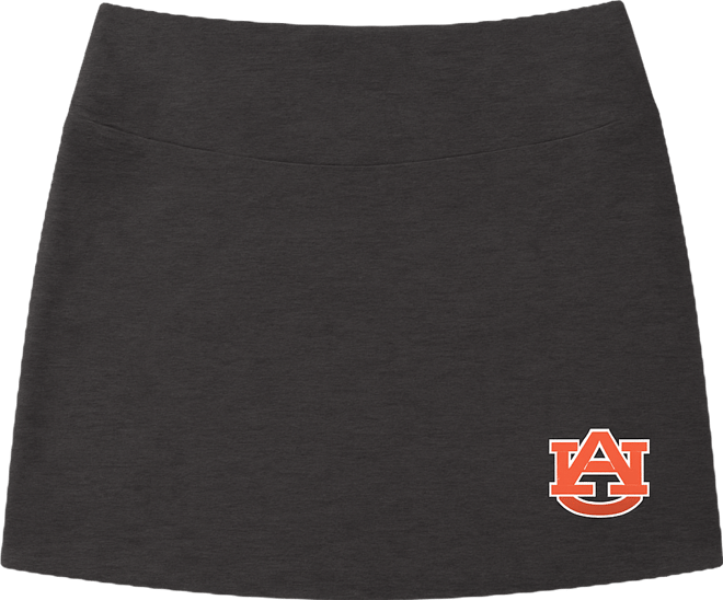 Women's Charcoal Auburn Tigers Centerline Knit Skort