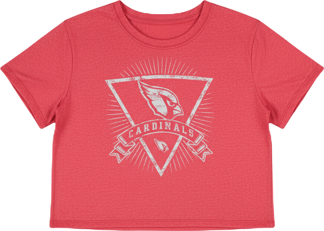 Women's Cardinal Arizona Cardinals Quest Knit Crop Top