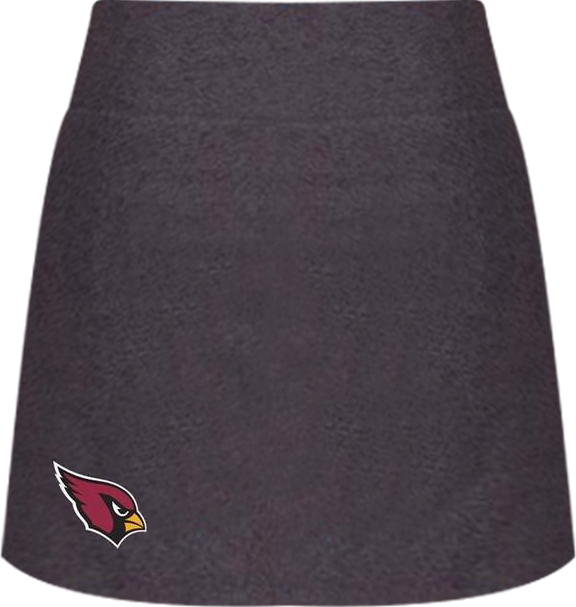 Women's Charcoal Arizona Cardinals Centerline Knit Skort