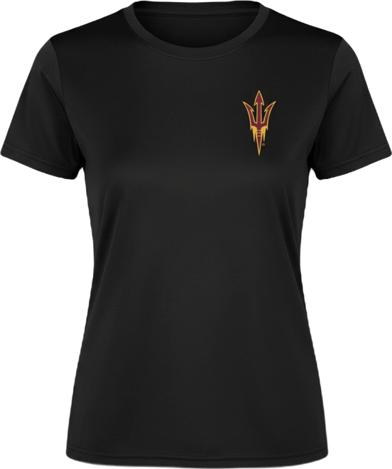 Women's Black Arizona State Sun Devils Marathon Knit Top