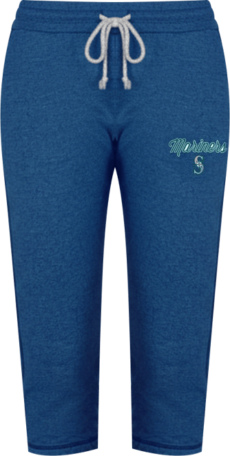 Women's Navy Seattle Mariners Quest Knit Capri Pants