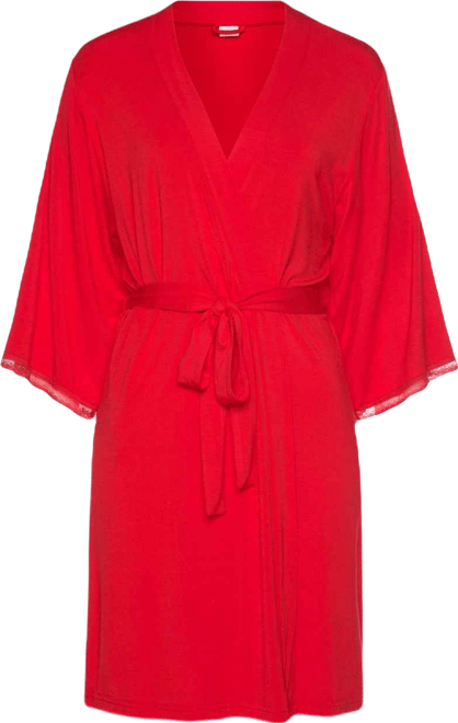 Women's Lace Trim Robe