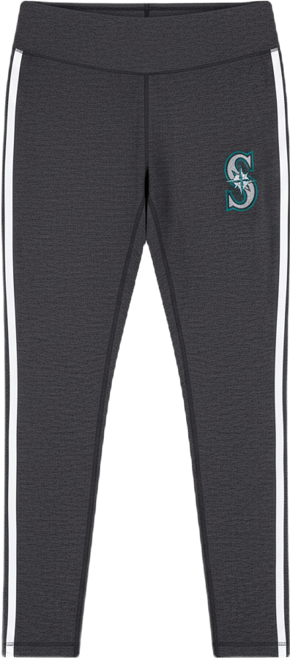 Women's Charcoal/White Seattle Mariners Centerline Knit Leggings