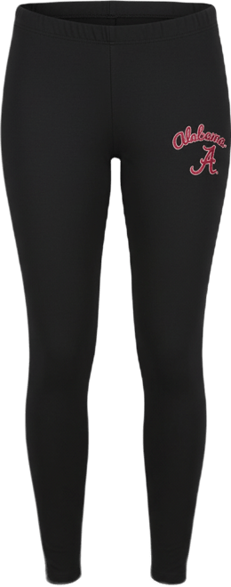 Women's Black Alabama Crimson Tide Fraction Essential Leggings