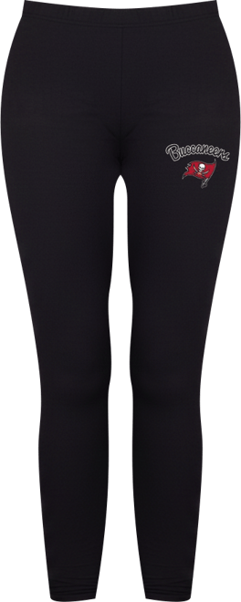 Women's Black Tampa Bay Buccaneers Lightweight Fraction Lounge Leggings