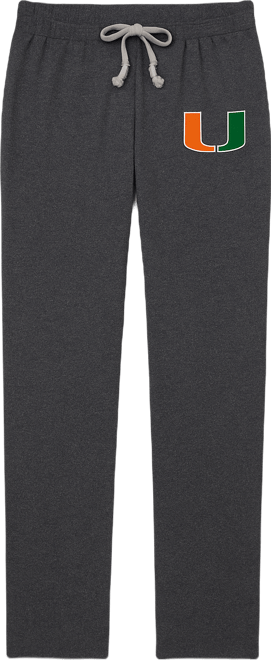 Women's Charcoal Miami Hurricanes Quest Knit Lightweight Pants