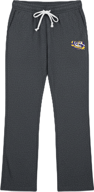 Women's Charcoal Lsu Tigers Quest Knit Lightweight Pants