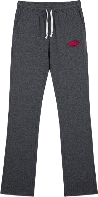 Women's Charcoal Arkansas Razorbacks Quest Knit Lightweight Pants