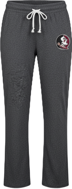 Women's Charcoal Florida State Seminoles Quest Knit Lightweight Pants