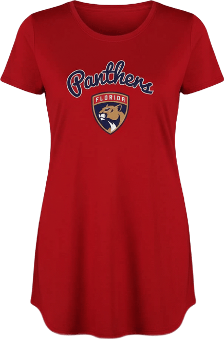 Women's Red Florida Panthers Marathon Knit Nightshirt