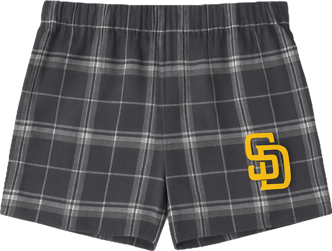 Women's Charcoal/Gray San Diego Padres Ultimate Flannel Shorts