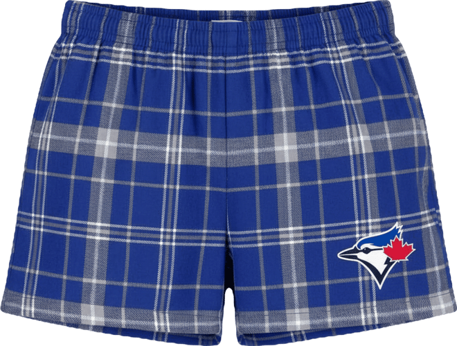 Women's Royal/Gray Toronto Blue Jays Ultimate Flannel Shorts