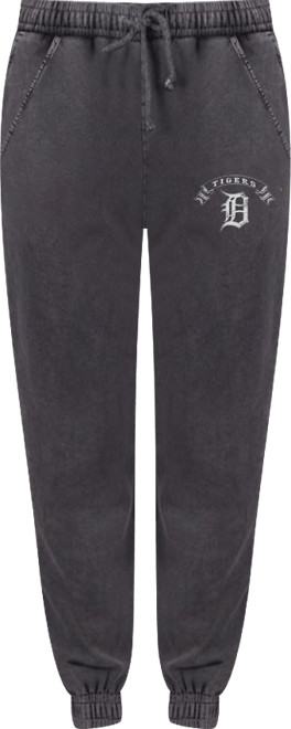 Women's Charcoal Detroit Tigers Mist French Terry Jogger Pants