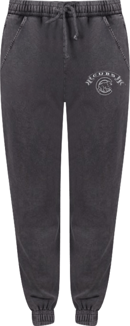 Women's Charcoal Chicago Cubs Mist French Terry Jogger Pants