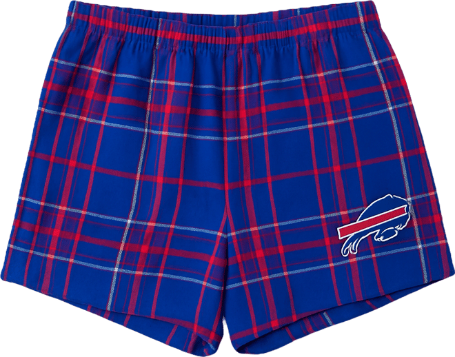 Women's Royal/Red Buffalo Bills Ultimate Flannel Shorts