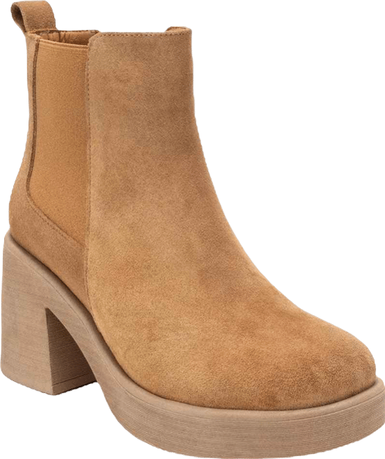 Forever & Always Women's Shoes Lysa Leather Platform Boot
