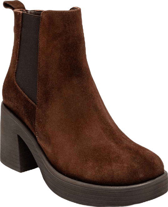 Forever & Always Women's Shoes Lysa Leather Platform Boot