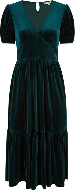 Women's Velvet Midi Dress