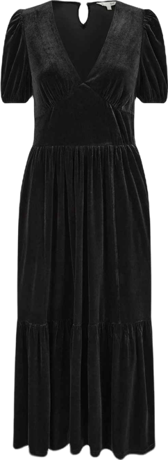 Women's Velvet Midi Dress