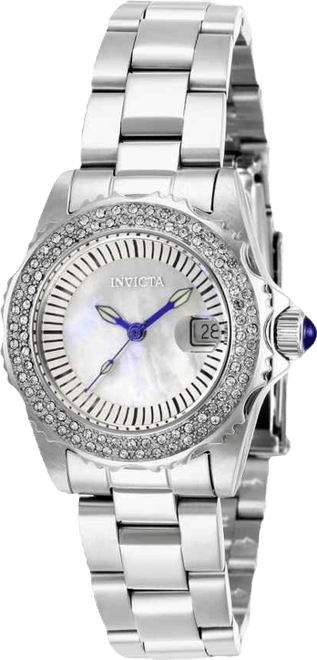 Women's 28442 Angel Quartz 3 Hand White Dial Watch