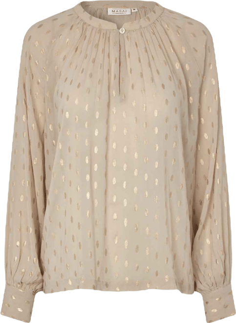 Women's MaDornessa Long Sleeve Round Neck Blouse