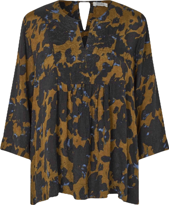 Women's MaDurion 3/4 Sleeve Draped Blouse