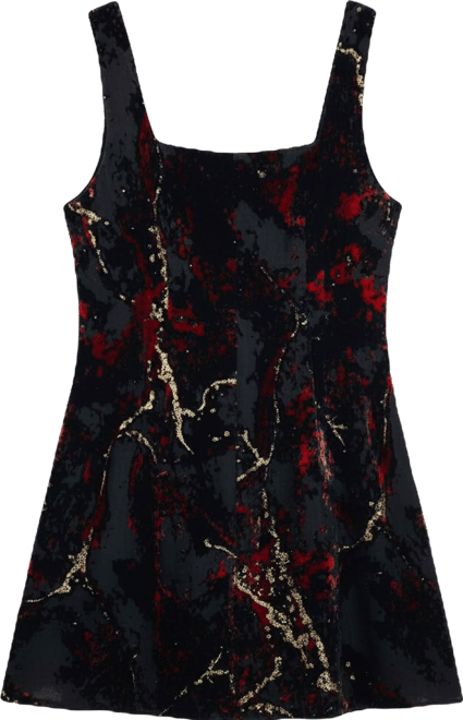 Women's Devore strap dress