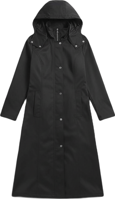 Women's  Water-Resistant Hooded Long Coat
