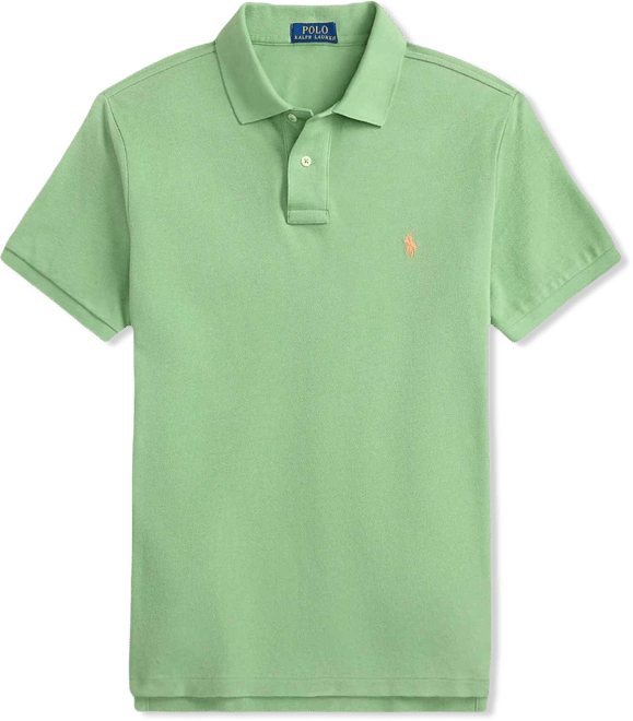 Men's Custom Slim Fit Mesh Polo