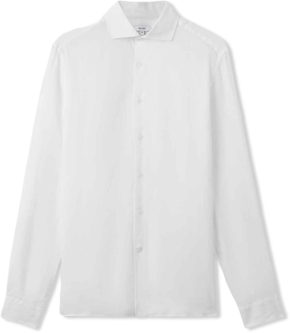 Men's Linen Button-Through Shirt