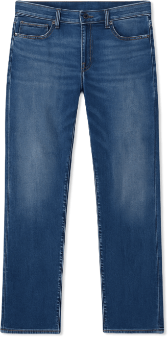 Men's Mavi Myles Straight Leg In Mid Shaded Williamsburg