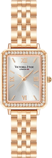 Women's Crystals Stainless Steel Bracelet Watch 22×28mm Westminster Victoria Hyde