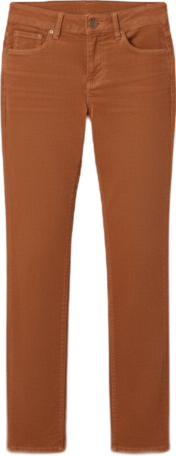 Petite "Ab"solution Corduroy Straight-Leg Jeans