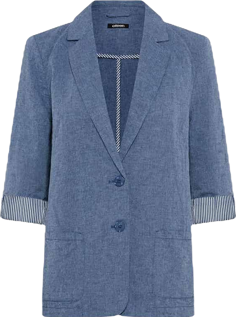 Women's Classic Cotton Linen Blazer