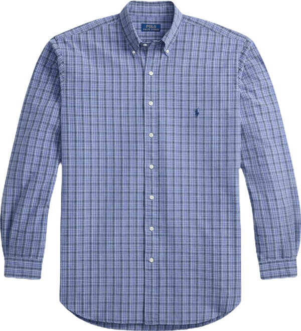 Men's Big & Tall Gingham Oxford Shirt