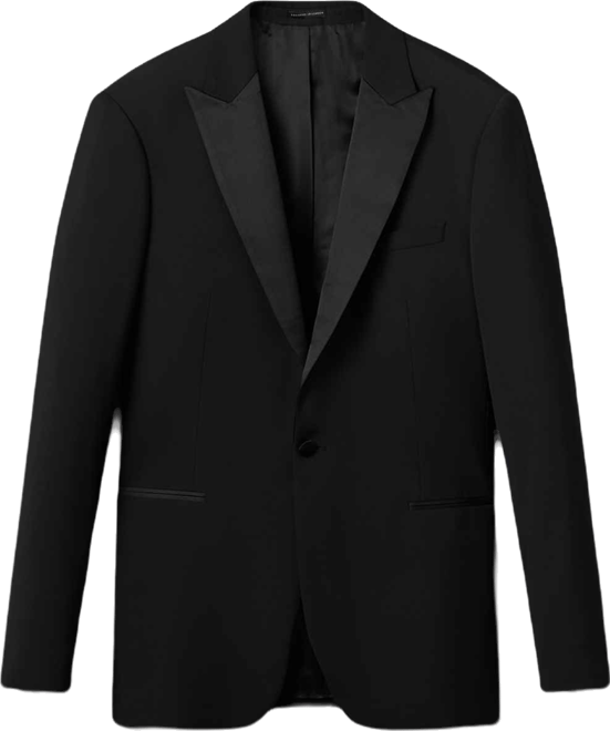 Men's Single-Breasted Tuxedo Regular-Fit Jacket