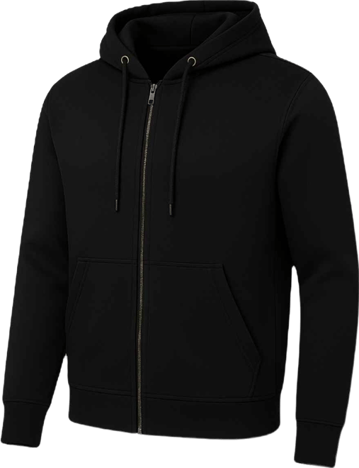 Men's Full-Zip Long-Sleeve Hoodie