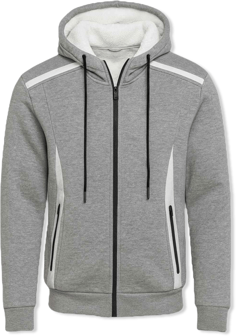 Men's Slim-Fit Reflective Tech Full-Zip Hoodie