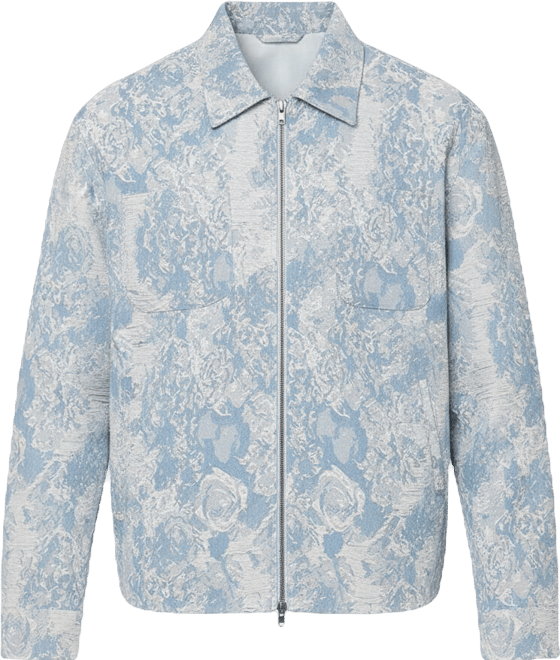 Men's Denim Jacquard Jacket