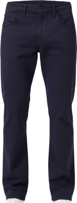 Men's Mavi Matt Relaxed Straight Leg In Dark Navy Casual Twill