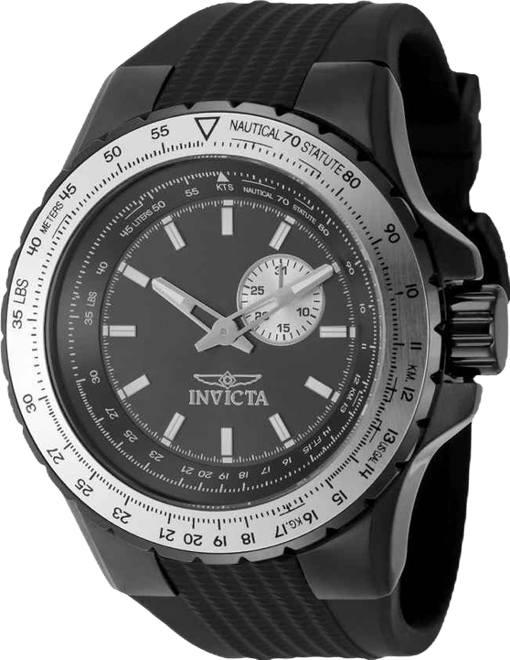 Men's 49720 Aviator Quartz VD72 Gunmetal Dial Watch