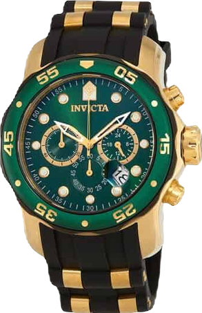 Men's 17886 Pro Diver Quartz Multifunction Green Dial Watch