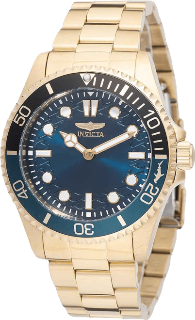 Men's 49707 Pro Diver Quartz PC20S Blue Dial Watch