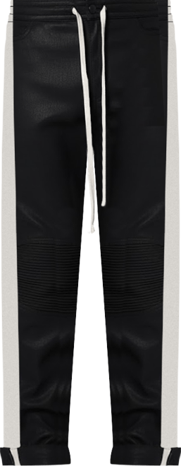 Men's Leather Moto Pants