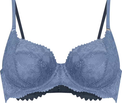 Women's Unlined Lace Full Coverage Bra